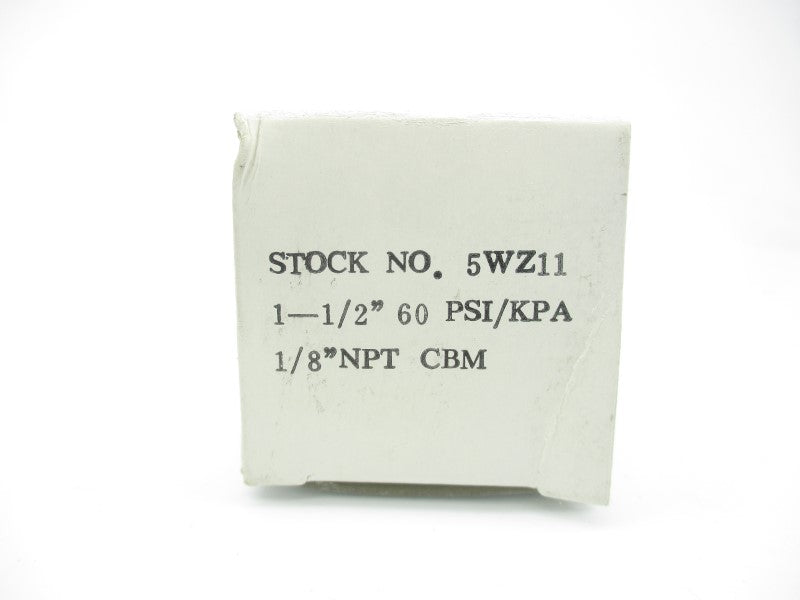 WESTWARD 5WZ11 0-60PSI 1-1/2" NSMP
