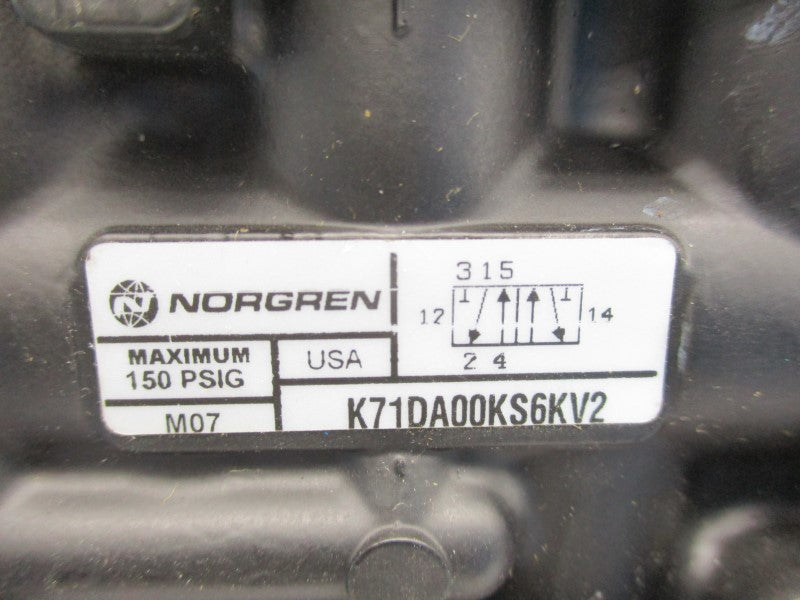 NORGREN K71DA00KS6KV2 110/120V 150PSI NSNP