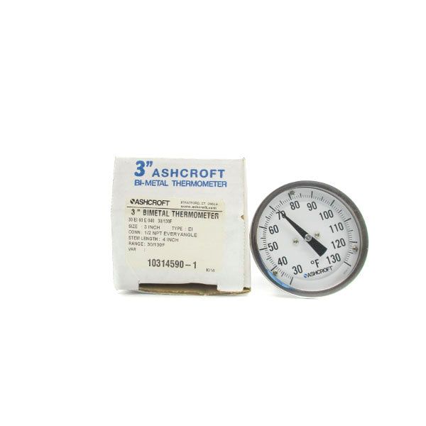 ASHCROFT 30EI60E0403 0-130F 3" NSMP