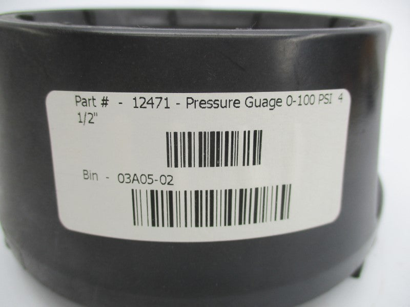 USG 12471 0-100PSI 4-1/2" UNMP