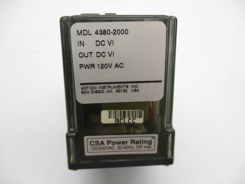 ACTION PAK 4380-2000 120VAC NSNP