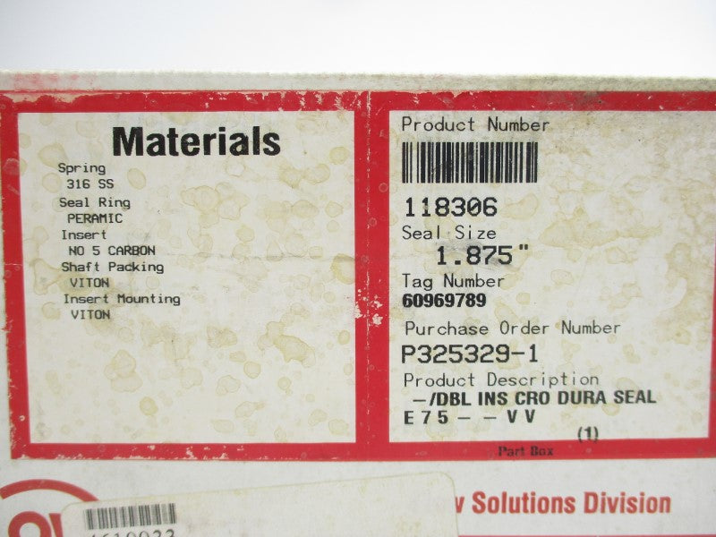 FLOWSERVE 118306 1.875" NSMP