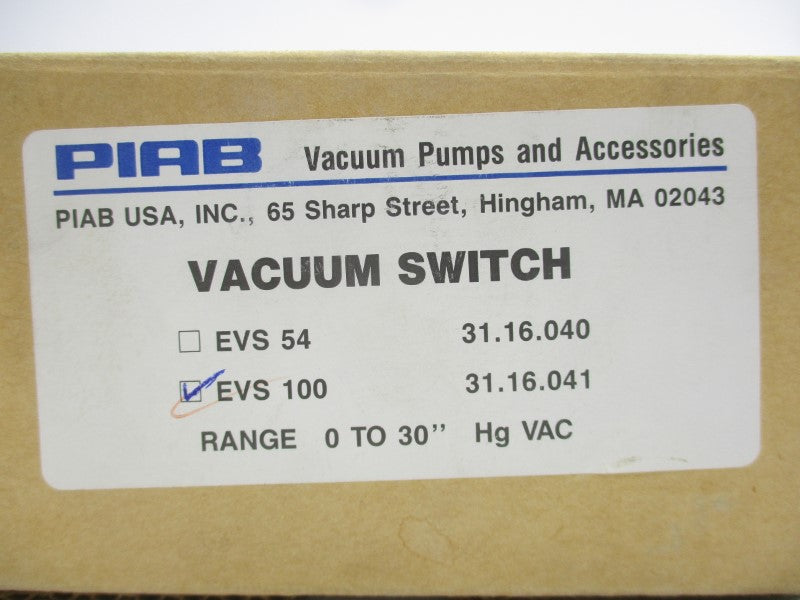 PIAB EVS-100 480VAC 30PSI NSMP
