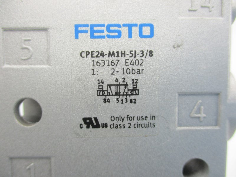 FESTO CPE24-M1H-5J-3/8 163167 3-24VDC NSNP