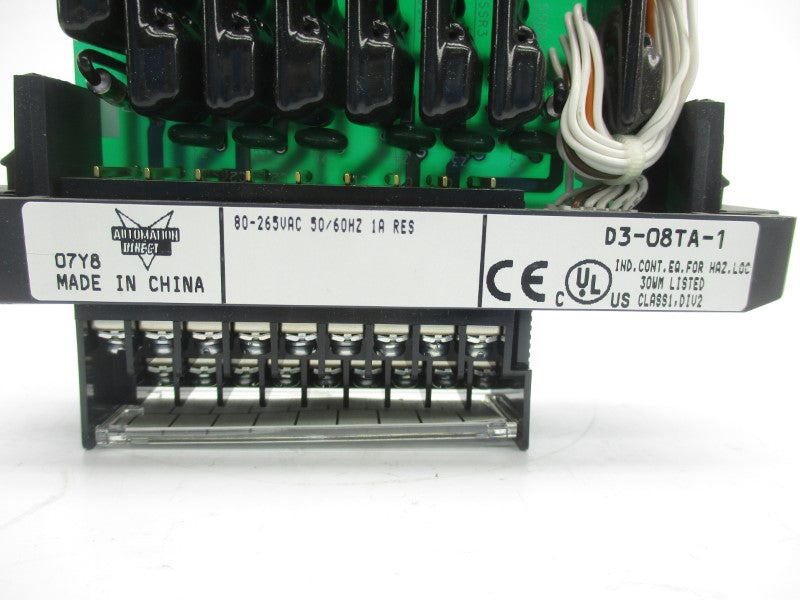 AUTOMATION DIRECT D3-08TA-1 80-265VAC 1A NSMP