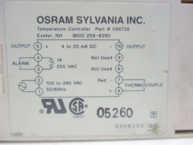 OSRAM 066728 100-240VAC UNMP