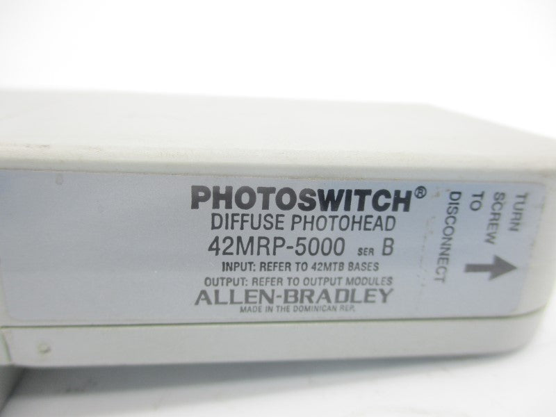 ALLEN BRADLEY 42MRP-5000 SER. B W/ 42MTB-5004 SER. B 20-30VDC UNMP