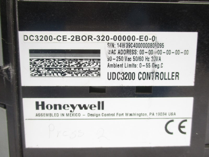 HONEYWELL DC3200-CE-2B0R-320-00000-E0-0 90-250VAC UNMP