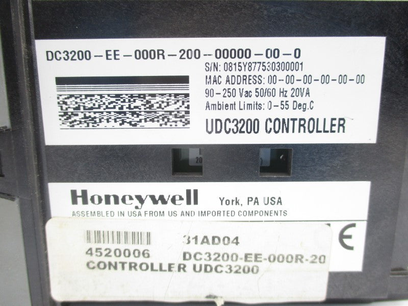 HONEYWELL DC3200-EE-000R-200-00000-00-0 90-250VAC UNMP