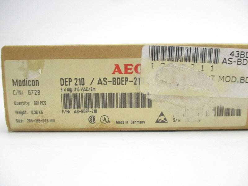 MODICON DEP210/AS-BDEP-210 115VAC NSMP