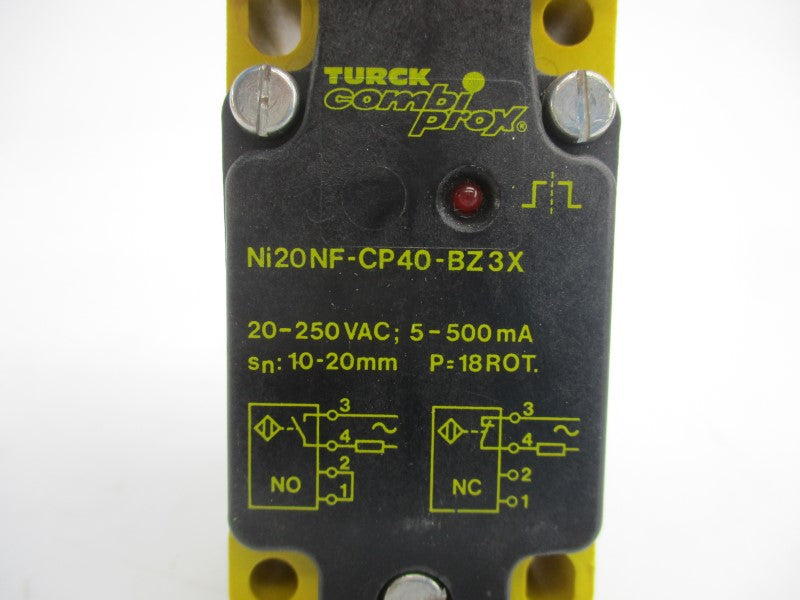 TURCK NI20NF-CP40-BZ3X 20-250VAC NSNP