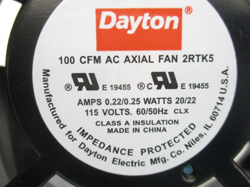 DAYTON 2RTK5 115V 0.22/0.25A NSMP