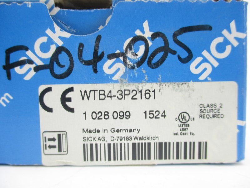 SICK WTB4-3P2161 1028099 10-30VDC NSMP