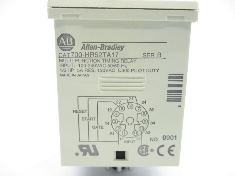 ALLEN BRADLEY 700-HR52TA17 SER. B 100-240VAC (WH) NSMP