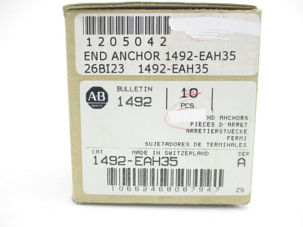 ALLEN BRADLEY 1492-EAH35 SER. A (PKG OF 10) (BR/WH) NSMP