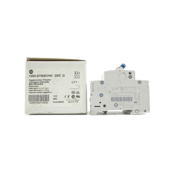 ALLEN BRADLEY 1492-SPM3C050 SER. D 440VAC 5A NSMP