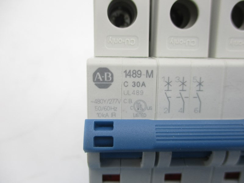 ALLEN BRADLEY 1489-M3C300 SER. D 277V 30A NSMP