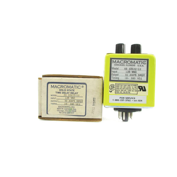 MACROMATICS SS23122-12 120VAC 10A 10-300S NSMP