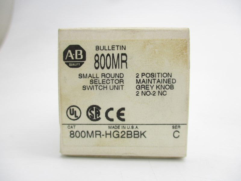 ALLEN BRADLEY 800MR-HG2BBK SER. C 300VAC (WH) NSMP