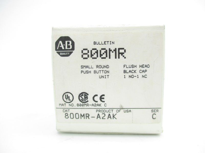 ALLEN BRADLEY 800MR-A2AK SER. C 300VAC (WH) NSMP