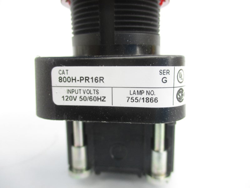 ALLEN BRADLEY 800H-PR16R SER. G 120V (WH) NSMP
