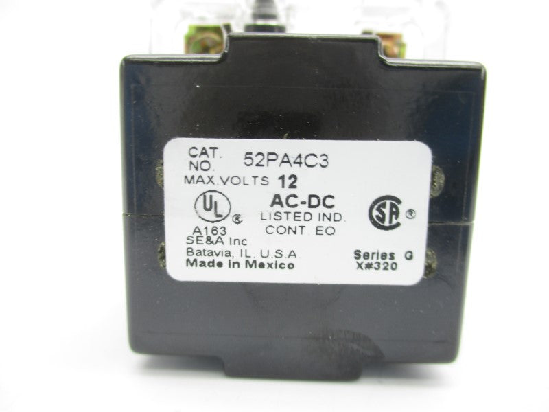 FURNAS 52PA4C3 SER. G 12VAC/DC NSMP