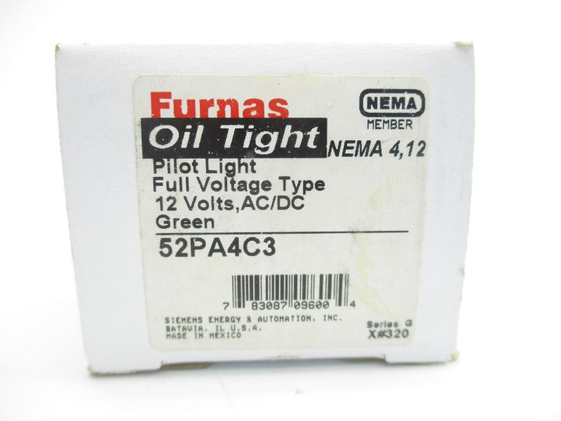 FURNAS 52PA4C3 SER. G 12VAC/DC NSMP