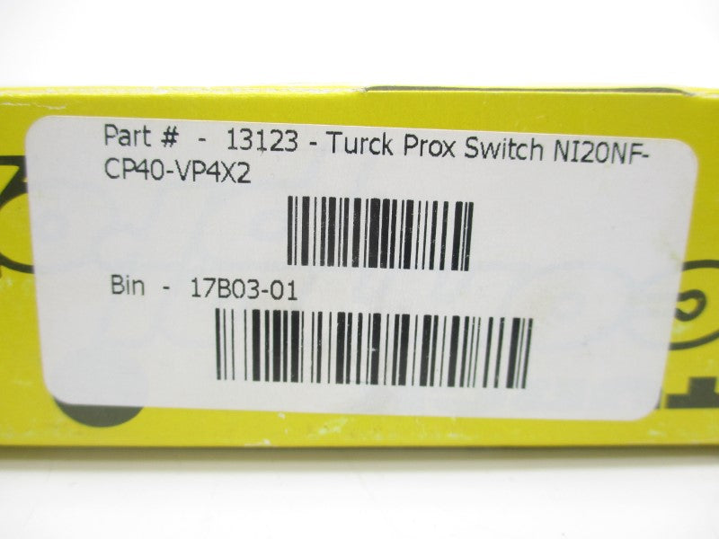 TURCK NI20NF-CP40-FZ3X2 20-250VAC NSMP