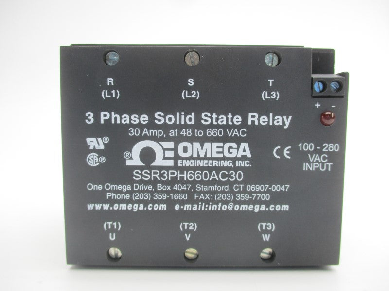 OMEGA SSR3PH660AC30 48-660VAC 30A NSMP