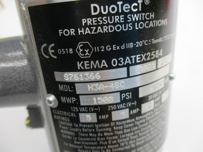 WE ANDERSON H3A-4SC 250VAC 5A 1500PSI NSMP