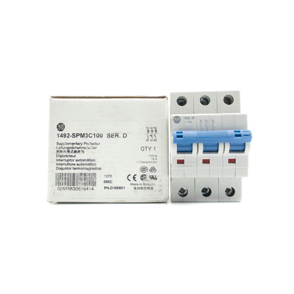 ALLEN BRADLEY 1492-SPM3C100 SER. D 440VAC 10A NSMP