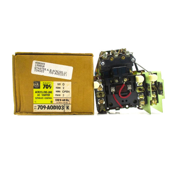 ALLEN BRADLEY 709-AOD103 SER. K 110/120V (BR/YL) NSMP