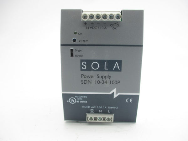 SOLA SDN10-24-100P 115/230VAC 5.0/2.0A NSMP