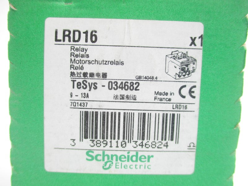 SCHNEIDER ELECTRIC LRD16 9-13A NSMP