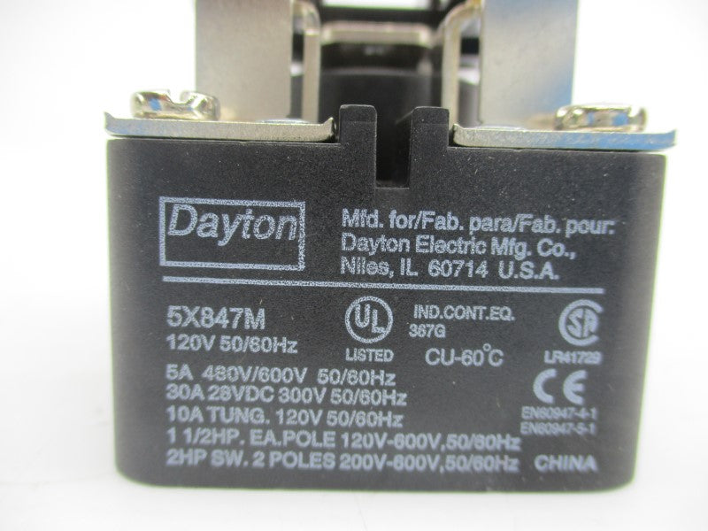 DAYTON 5X847-M 120VAC 30A NSMP