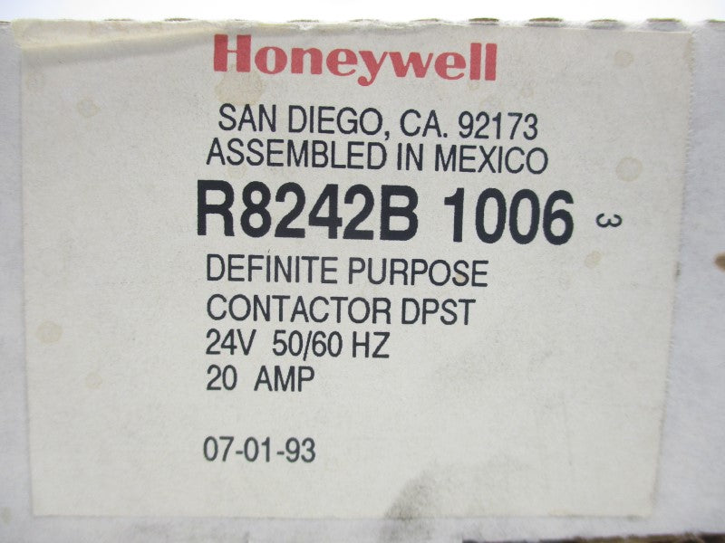 HONEYWELL R8242B1006 24V 20A NSMP
