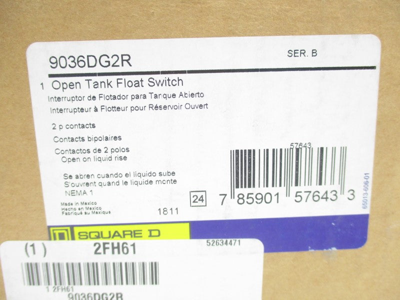 SQUARE D 9036DG2R SER. B 460/575V NSMP