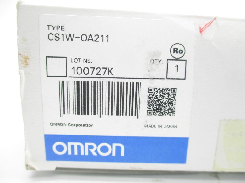 OMRON CS1W-OA211 100-240VAC 0.5A NSMP