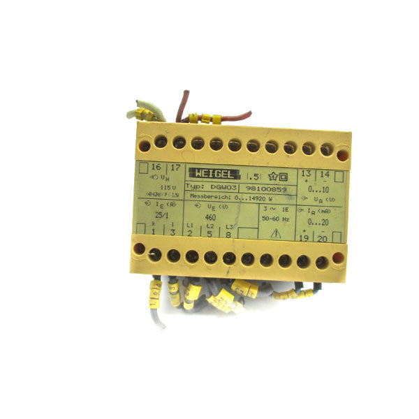 WEIGEL 98100859 DGW03 115V UNMP