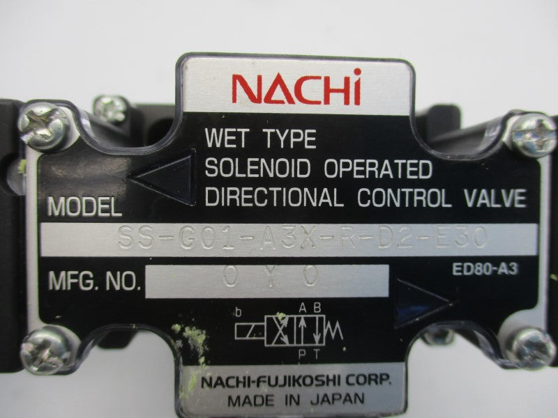 NACHI SS-G01-A3X-R-D2-E30 (AS PICTURED) NSNP