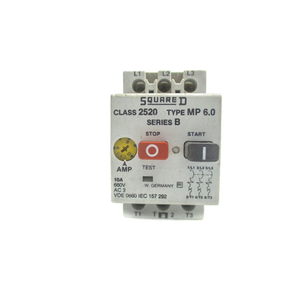 SQUARE D 2520MP6.0 SER. B 660 10A UNMP