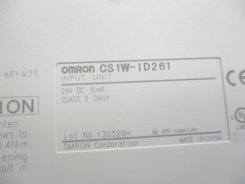 OMRON CS1W-ID261 24VDC NSMP