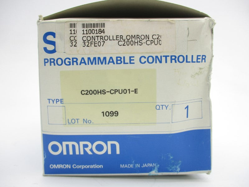 OMRON CS200HS-CPU01-E 100-240VAC NSMP