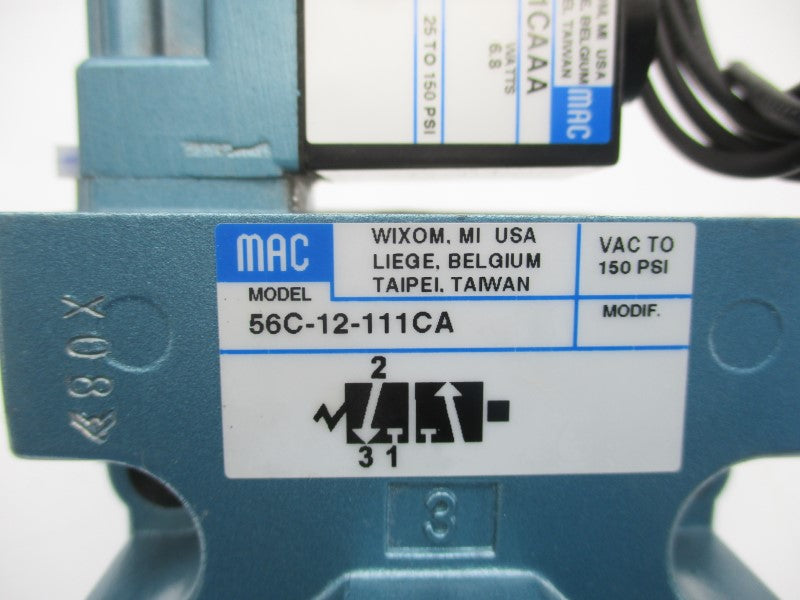 MAC 56C-12-111CA 110/120V 25-150PSI NSMP