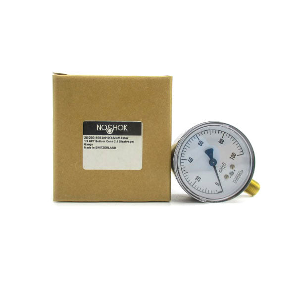 NOSHOK 25-200-100-INH2O 1/4" NSMP