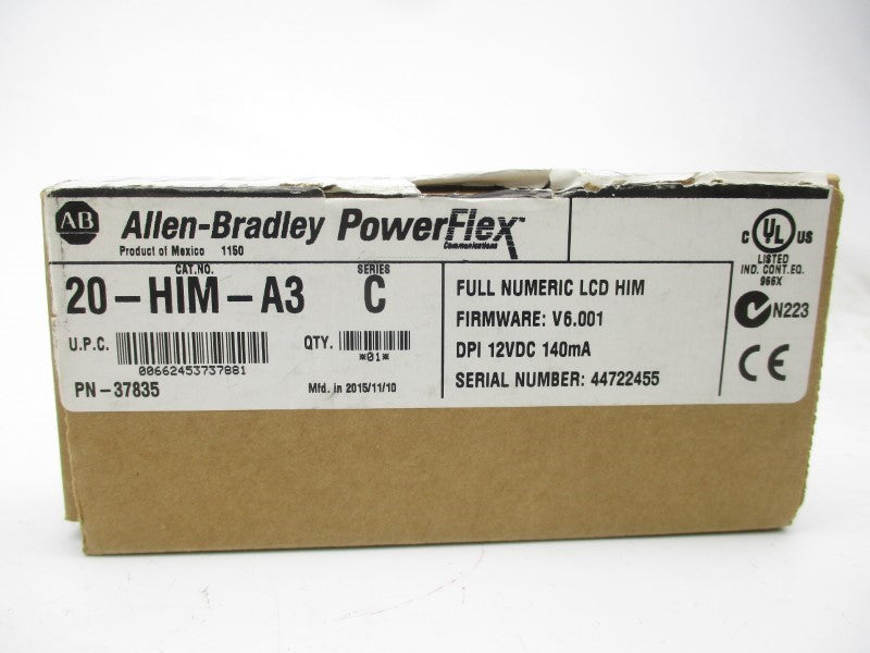 ALLEN BRADLEY 20-HIM-A3 SER. C F/W 6.001 12VDC NSMP