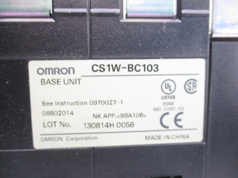 OMRON CS1W-BC103 NSMP