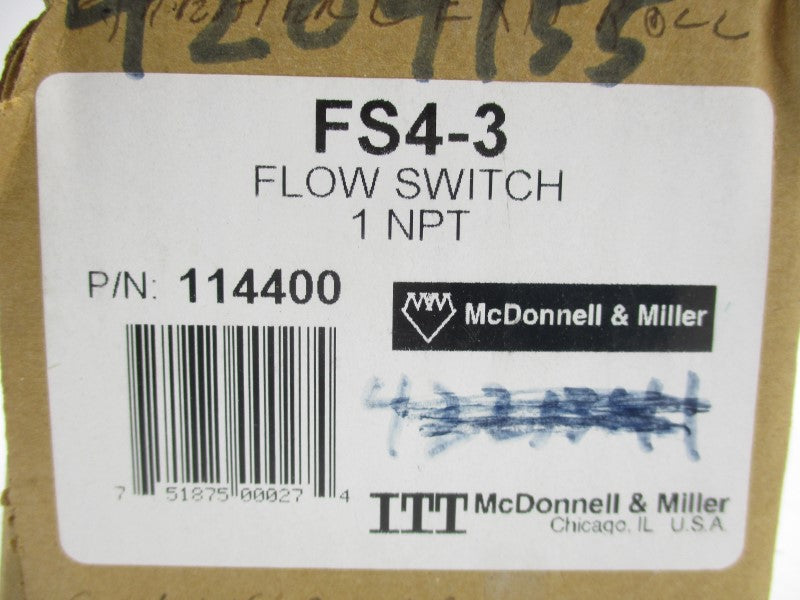 ITT FS4-3 11440 115-230VAC 150PSI 1" NSMP