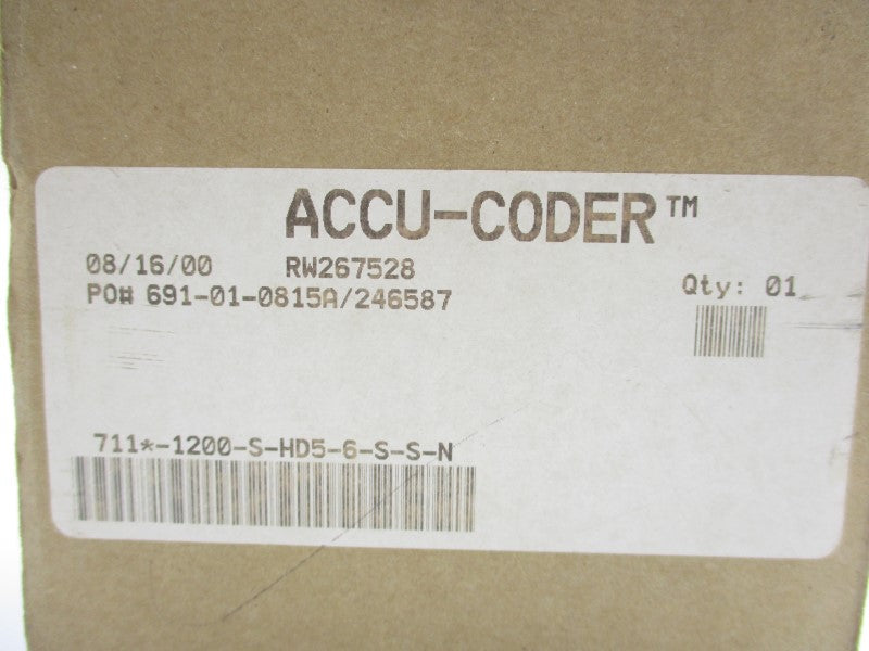 ACCU-CODER 711-1200-S-HD5-6-S-S-N 5/28VDC NSMP