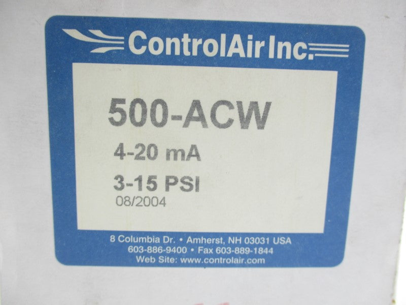 CONTROLAIR 500-ACW 3-15PSI NSMP